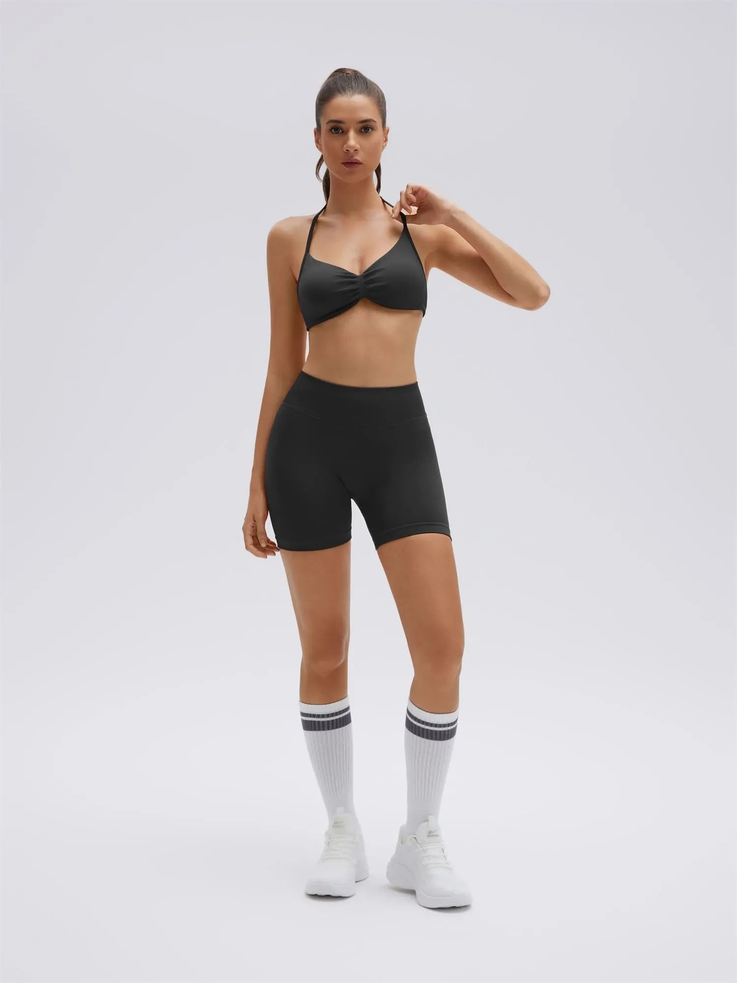 Padded Bra Seamless Halter 2 Piece Workout Sets
