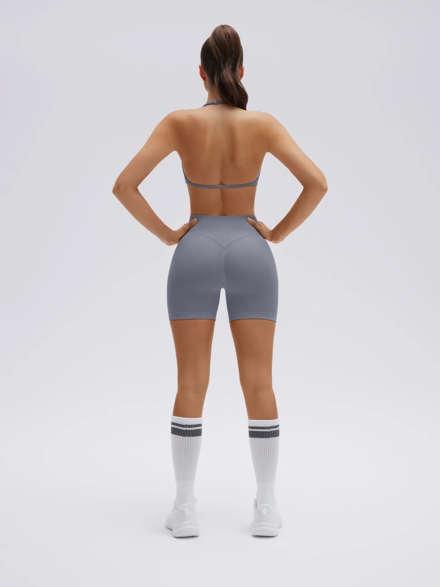Padded Bra Seamless Halter 2 Piece Workout Sets