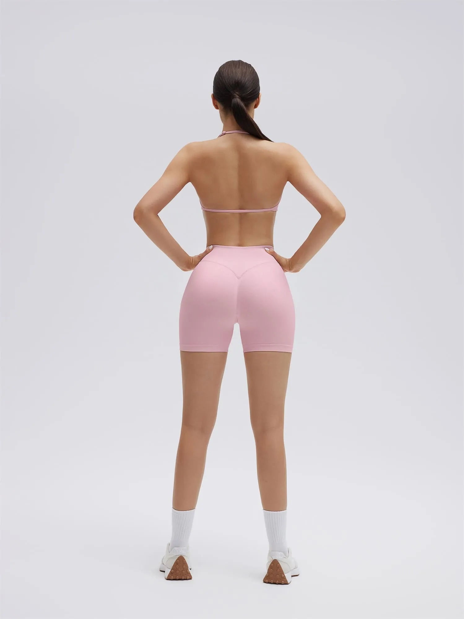 Padded Bra Seamless Halter 2 Piece Workout Sets