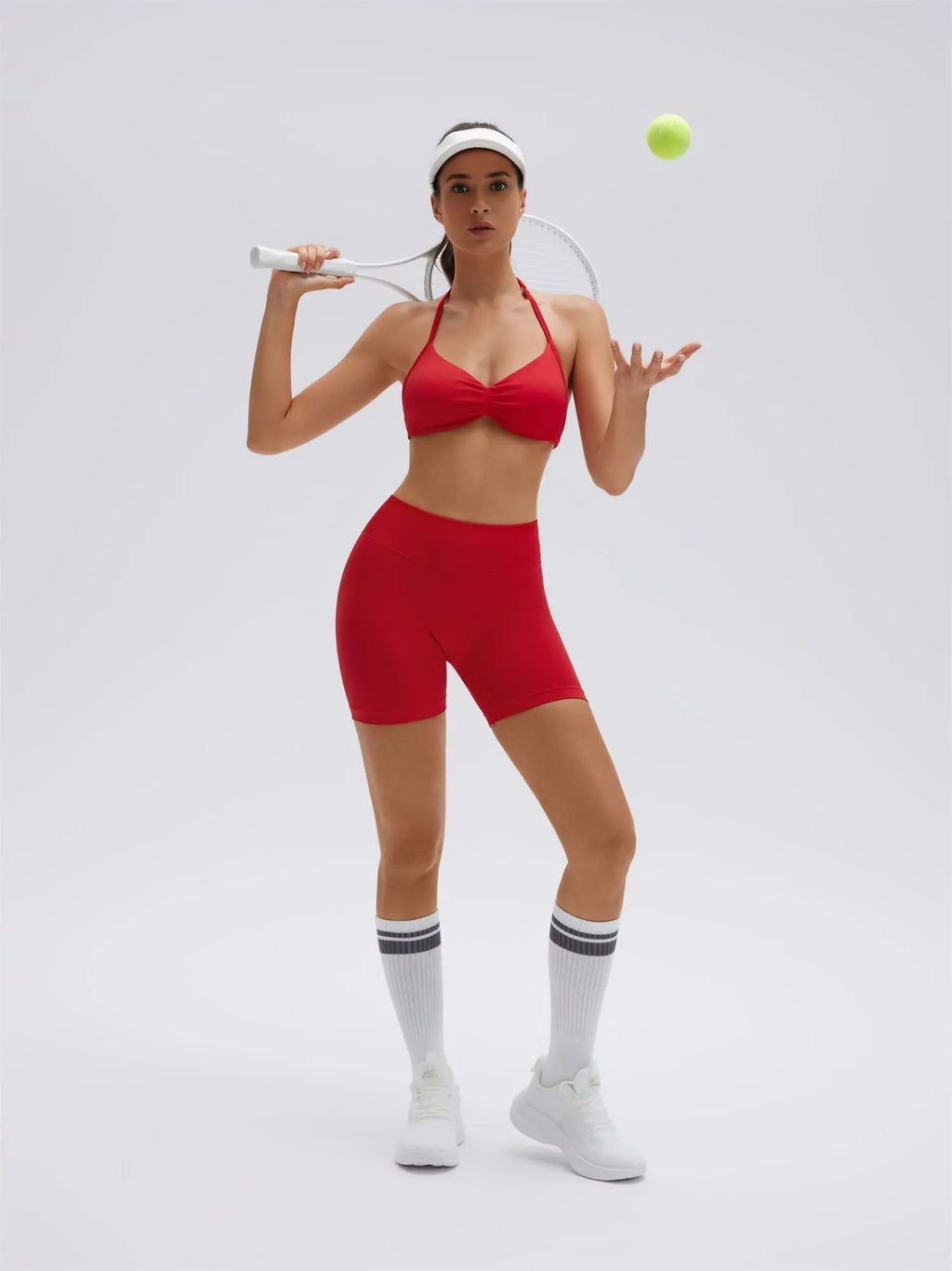 Padded Bra Seamless Halter 2 Piece Workout Sets