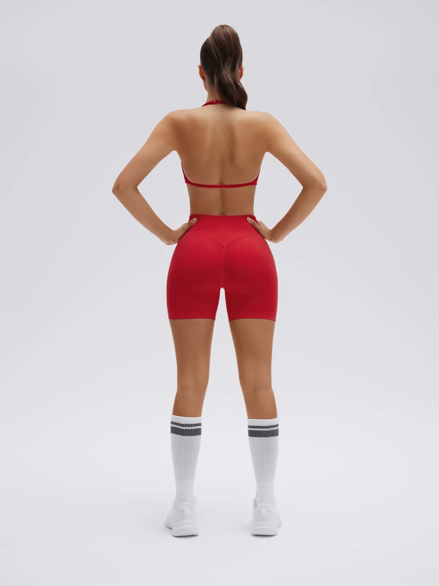 Padded Bra Seamless Halter 2 Piece Workout Sets