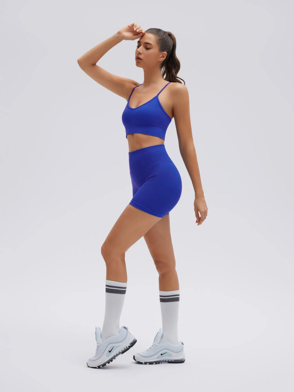 Criss Cross Sports Bra Seamless 2 Piece Workout Sets