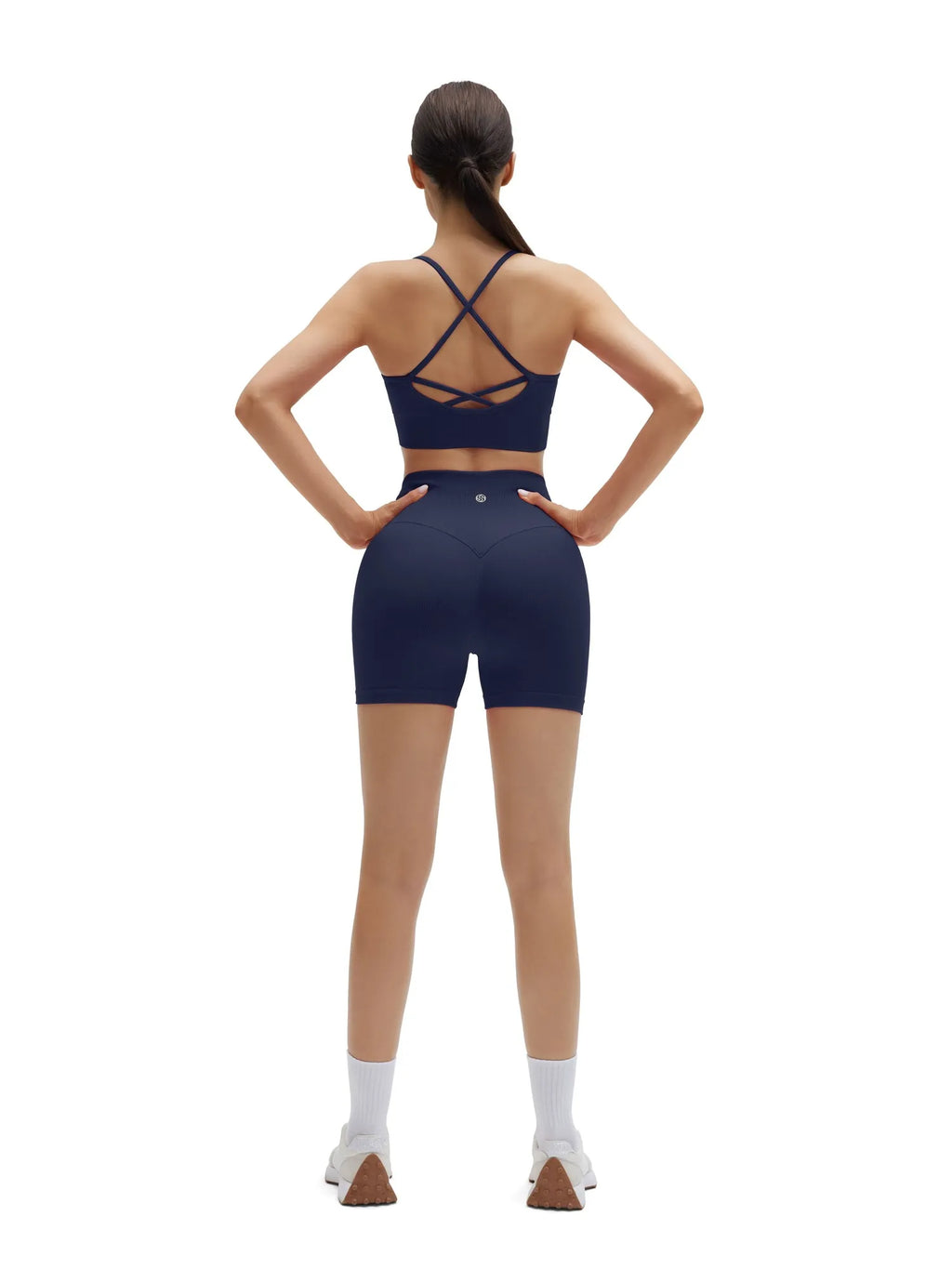 Criss Cross Sports Bra Seamless 2 Piece Workout Sets