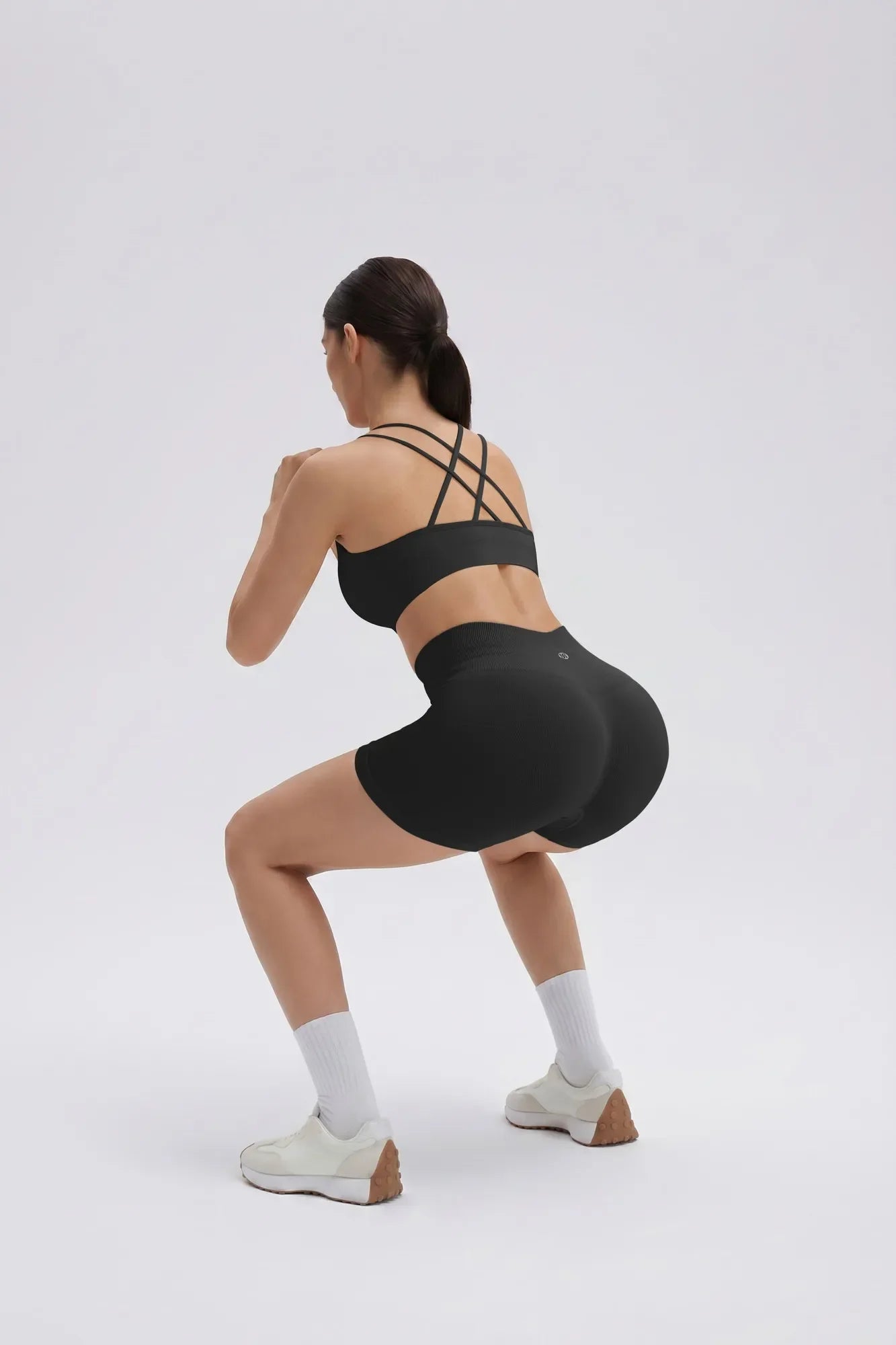 Double Strappy Sports Bra Workout Sets