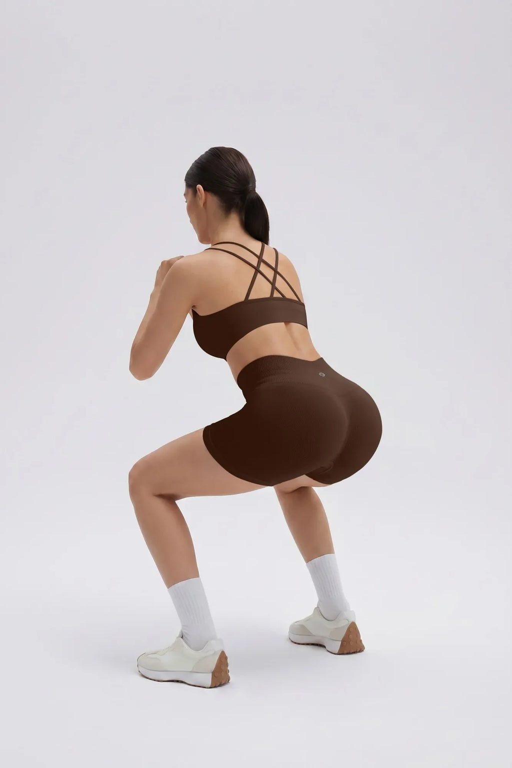 Double Strappy Sports Bra Workout Sets