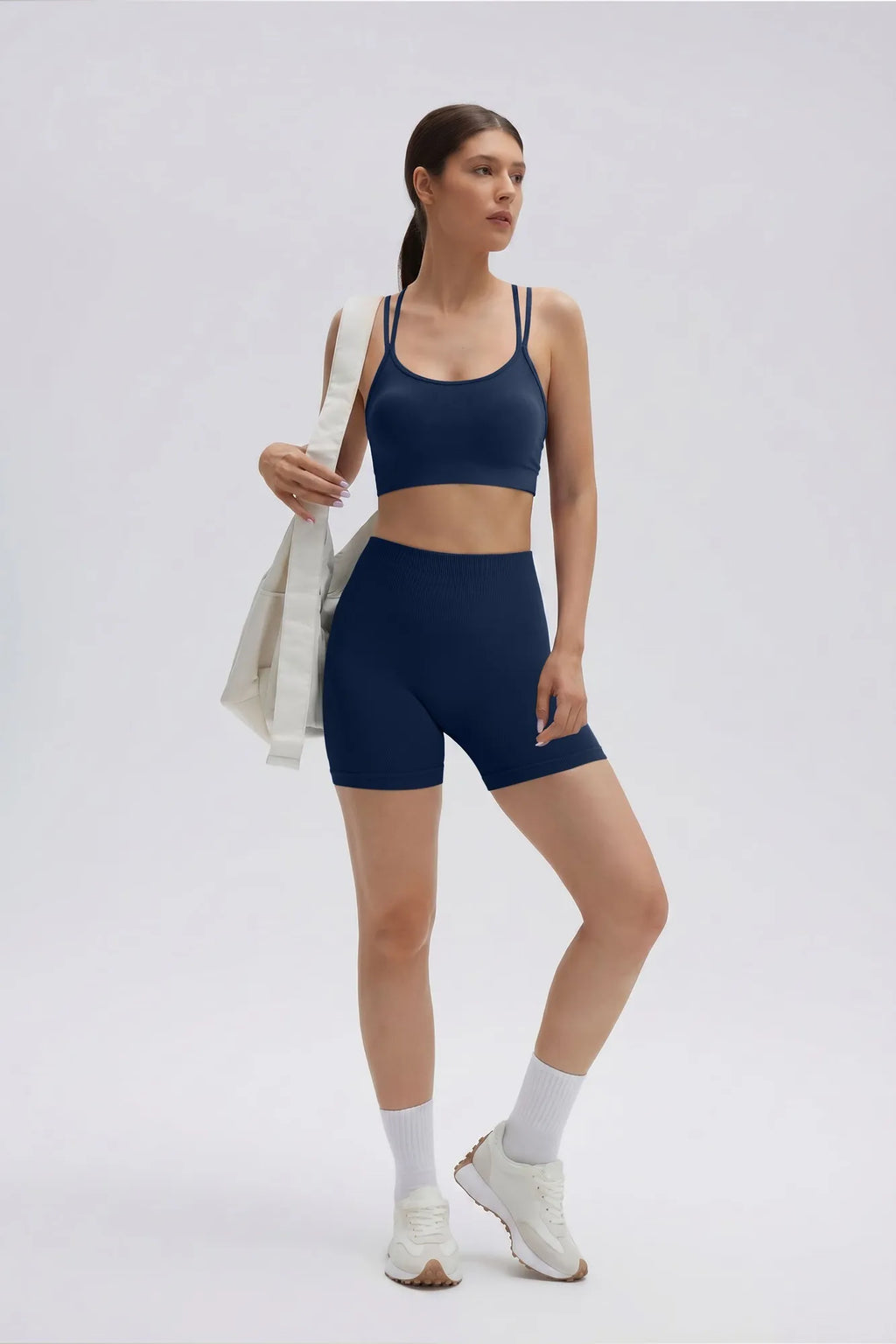 Double Strappy Sports Bra Workout Sets