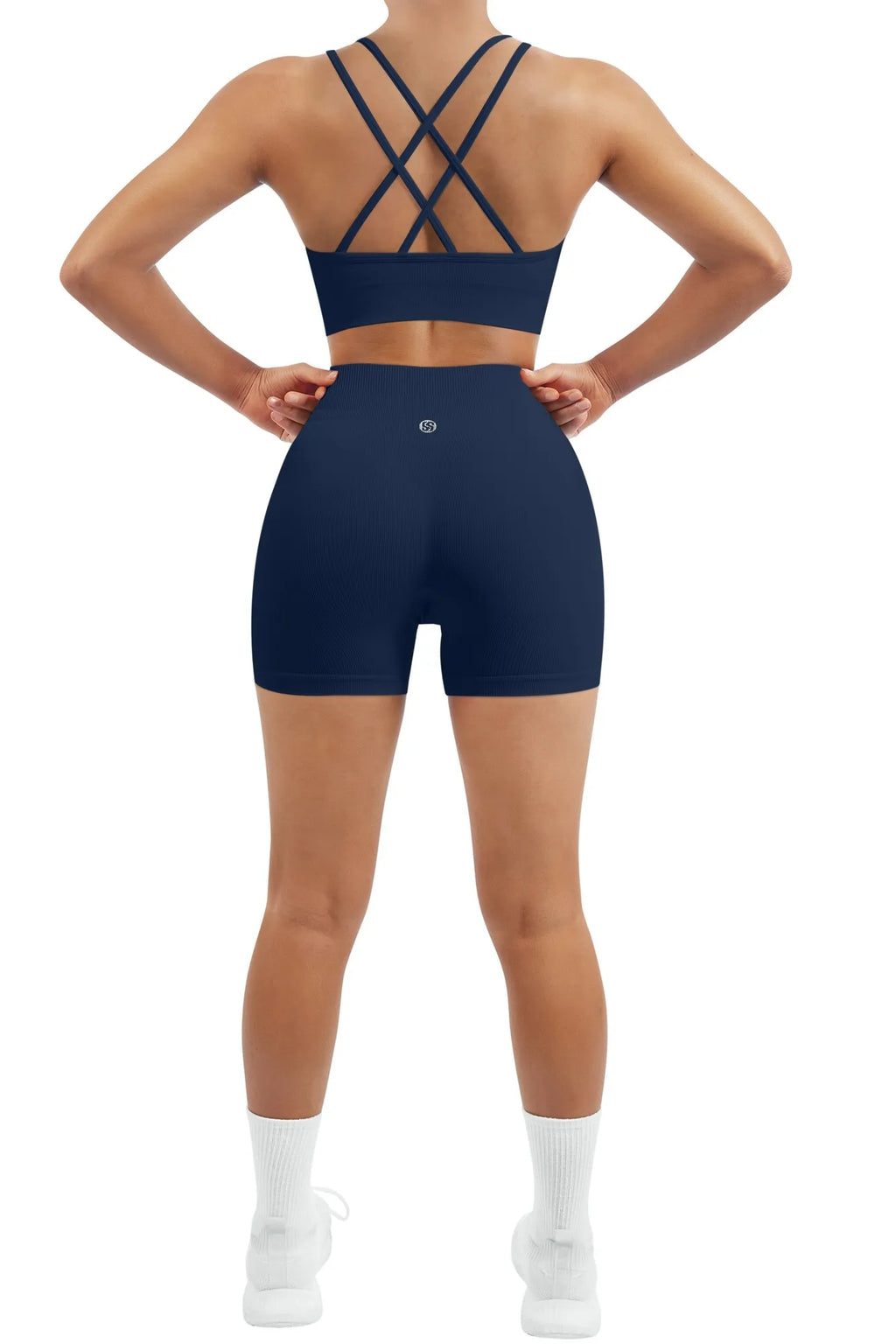 Double Strappy Sports Bra Workout Sets