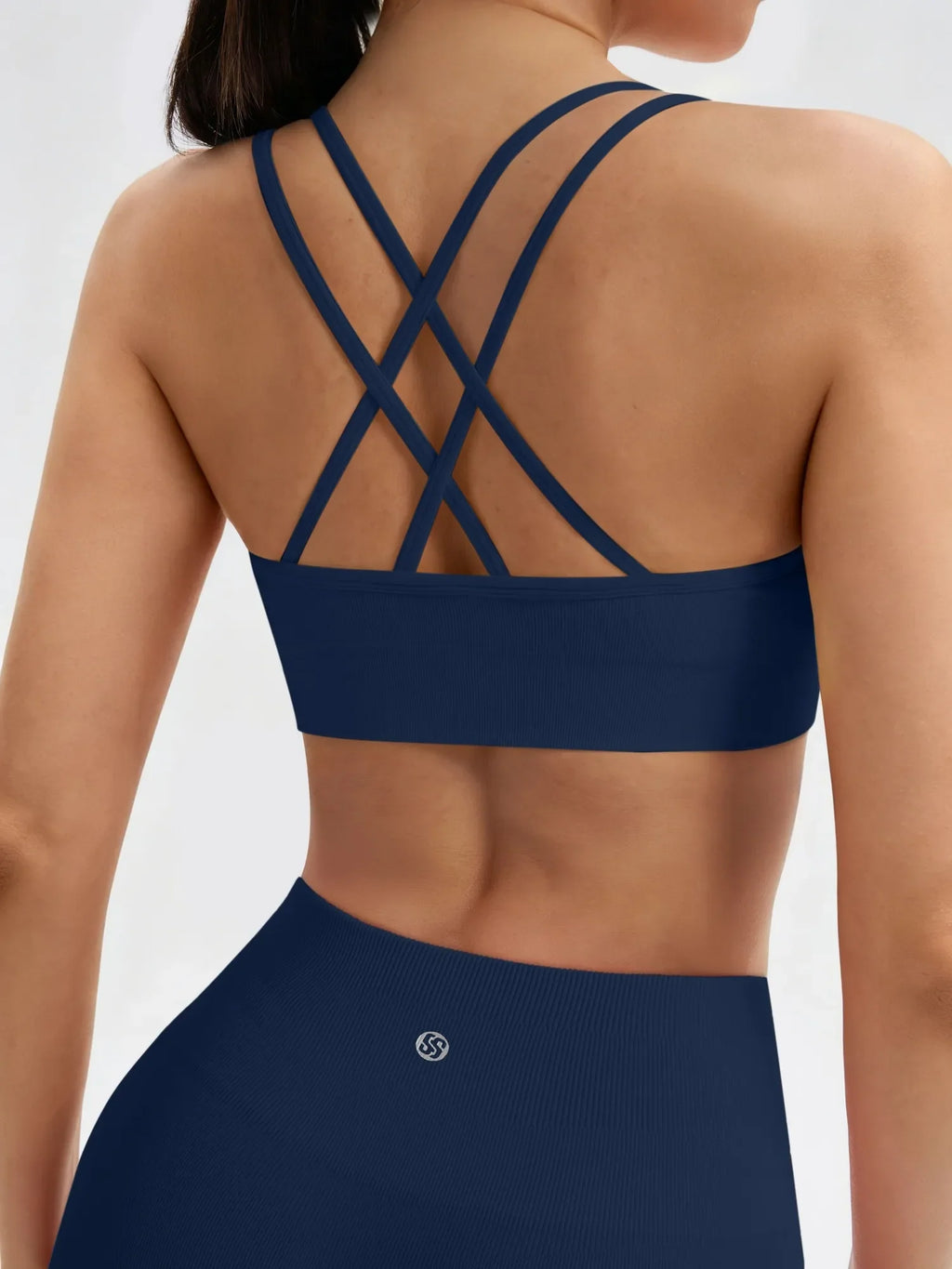 Double Strappy Sports Bra Workout Sets