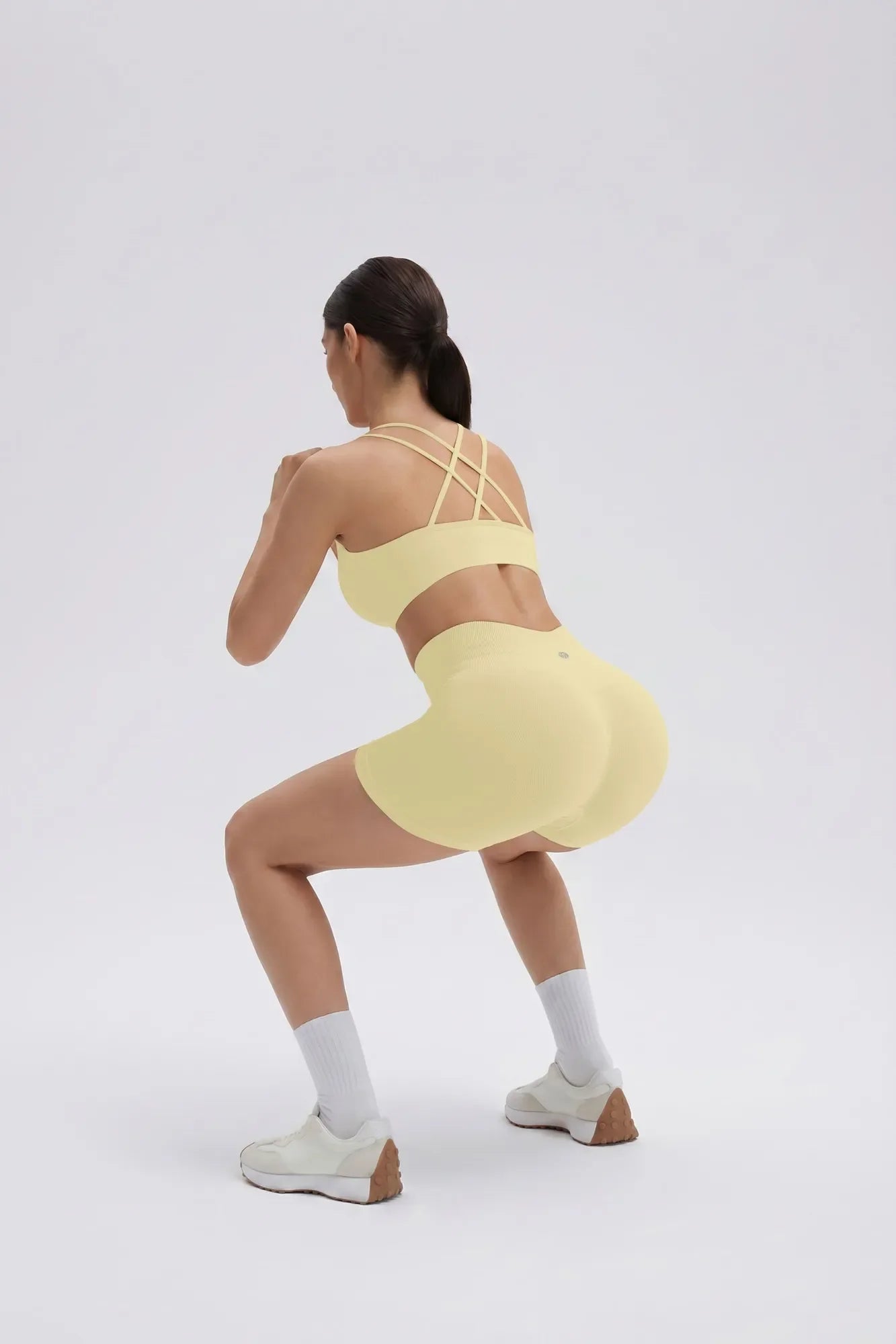 Double Strappy Sports Bra Workout Sets