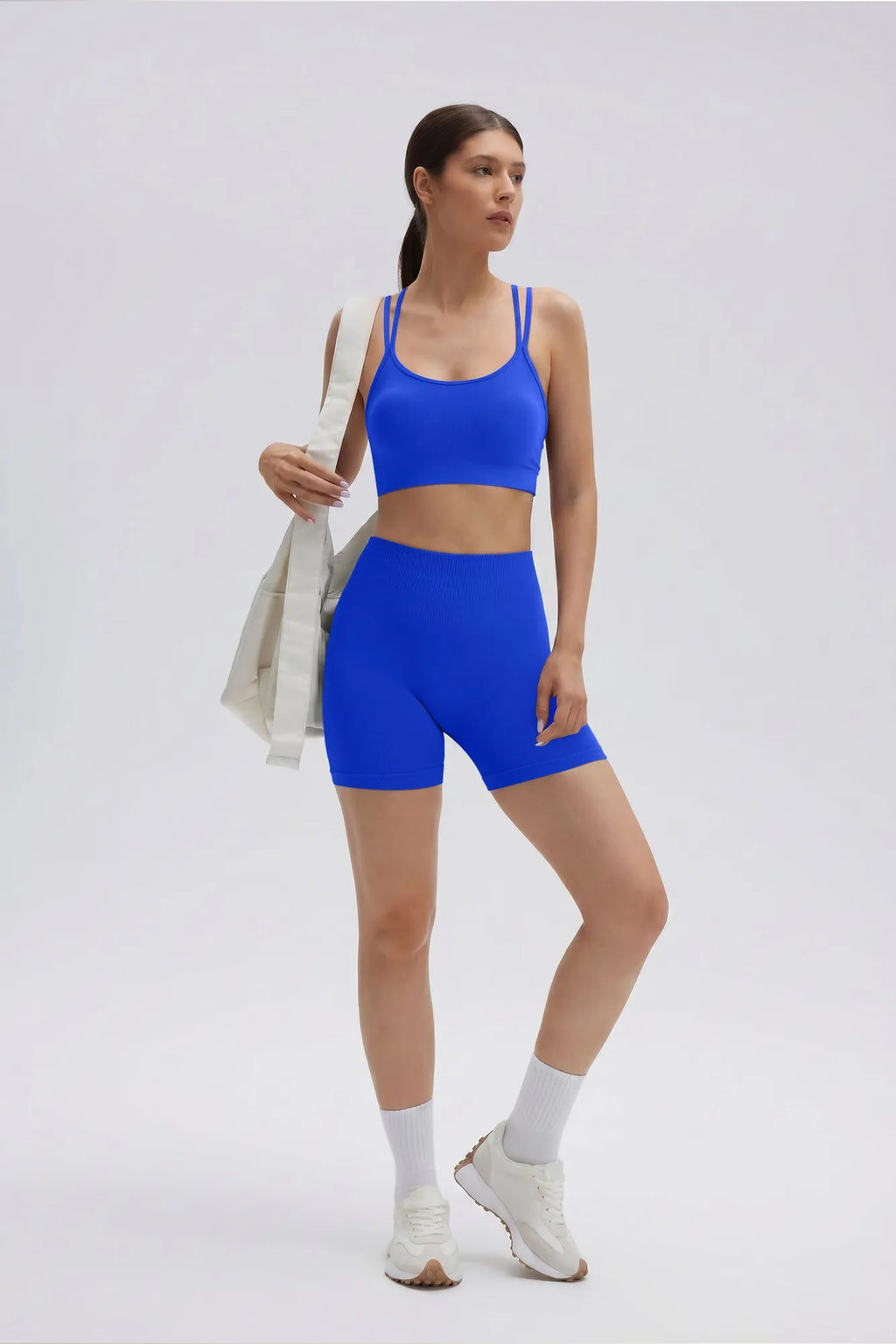 Double Strappy Sports Bra Workout Sets