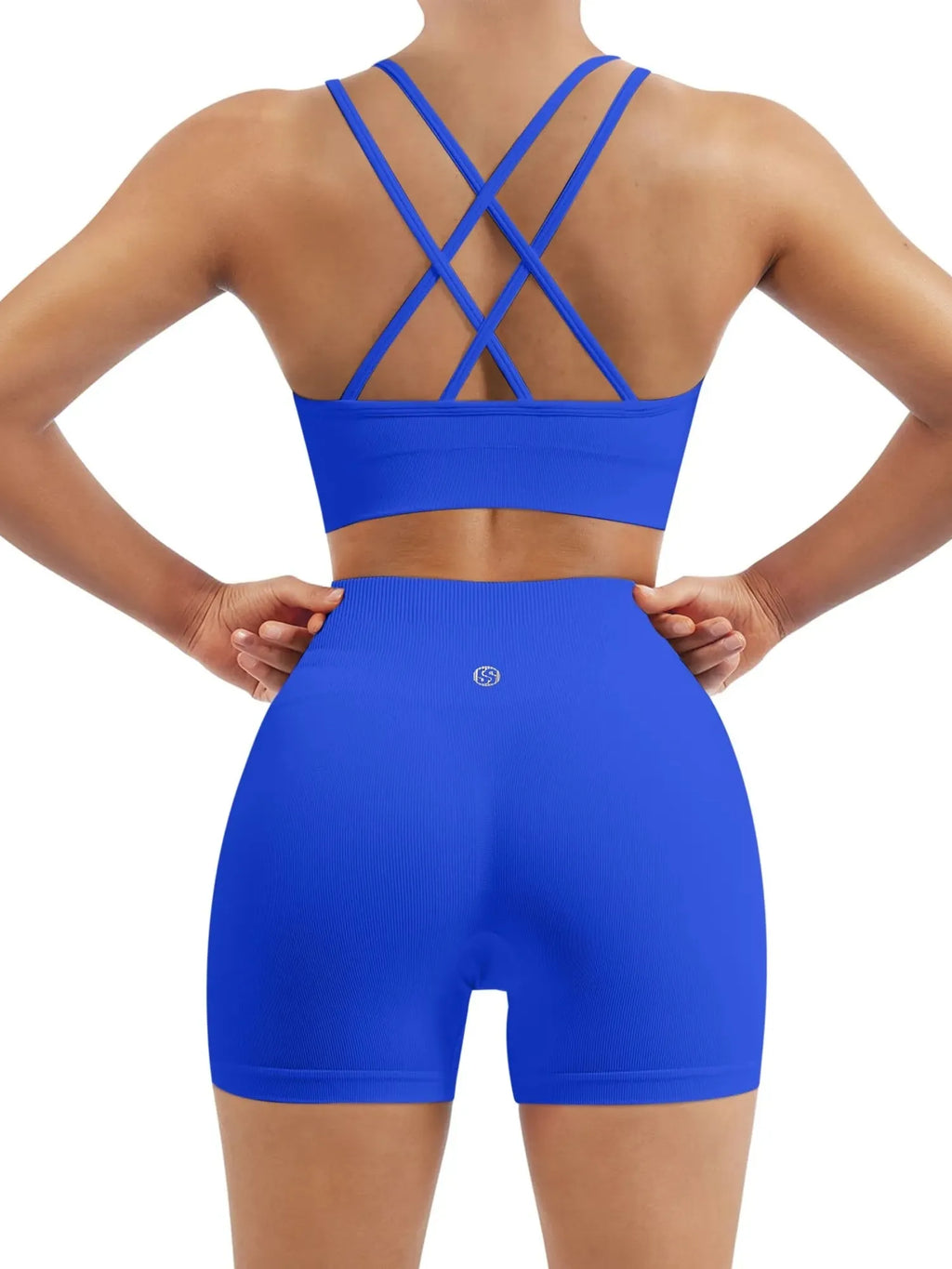 Double Strappy Sports Bra Workout Sets