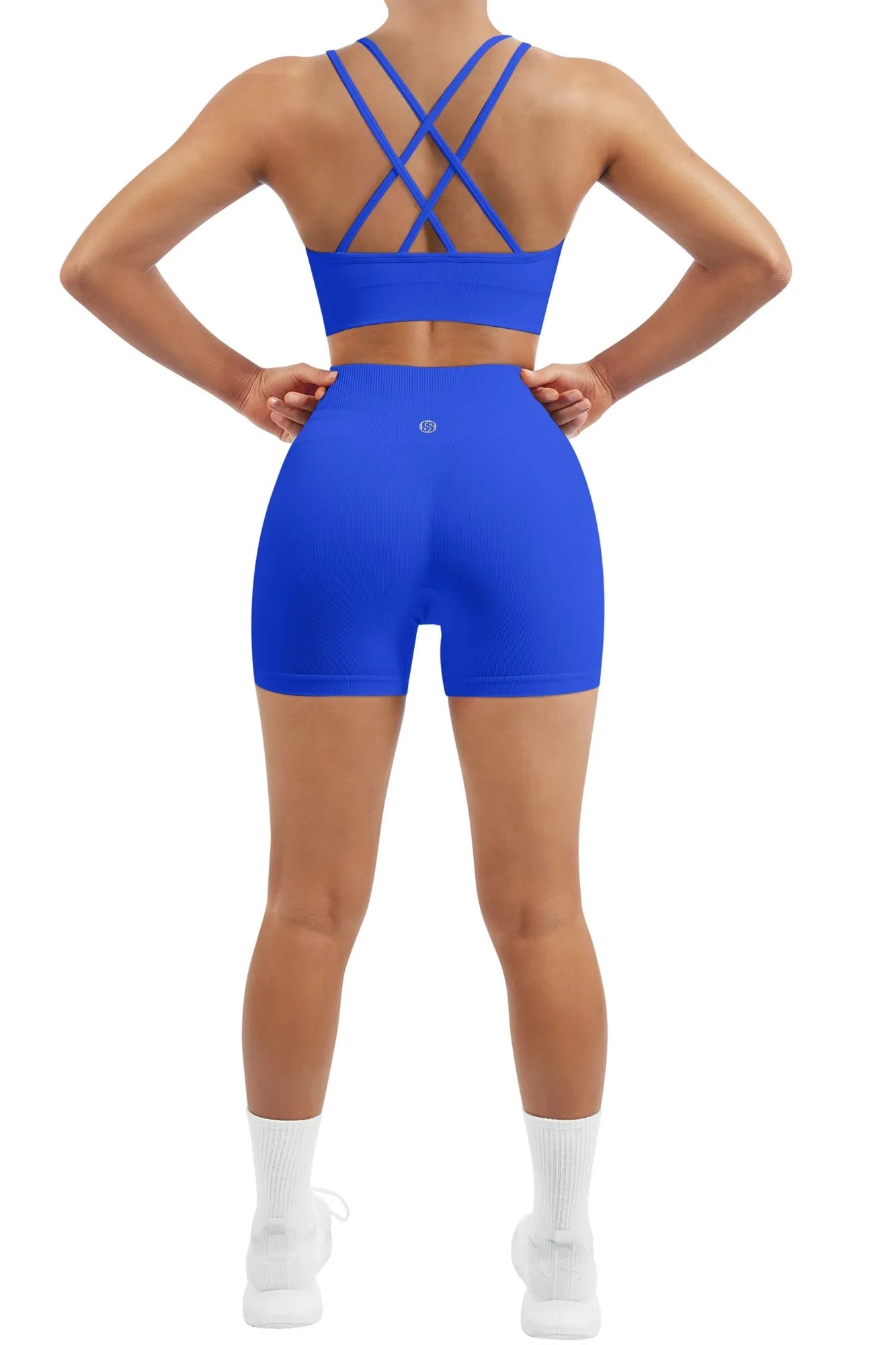 Double Strappy Sports Bra Workout Sets