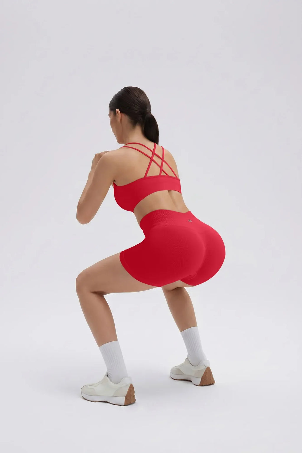 Double Strappy Sports Bra Workout Sets