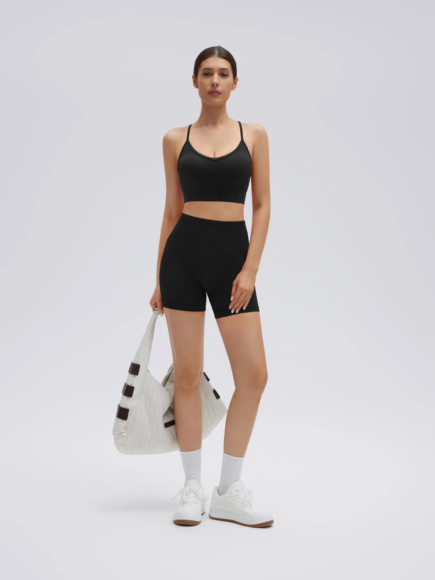 Racerback Sports Bras Workout Set