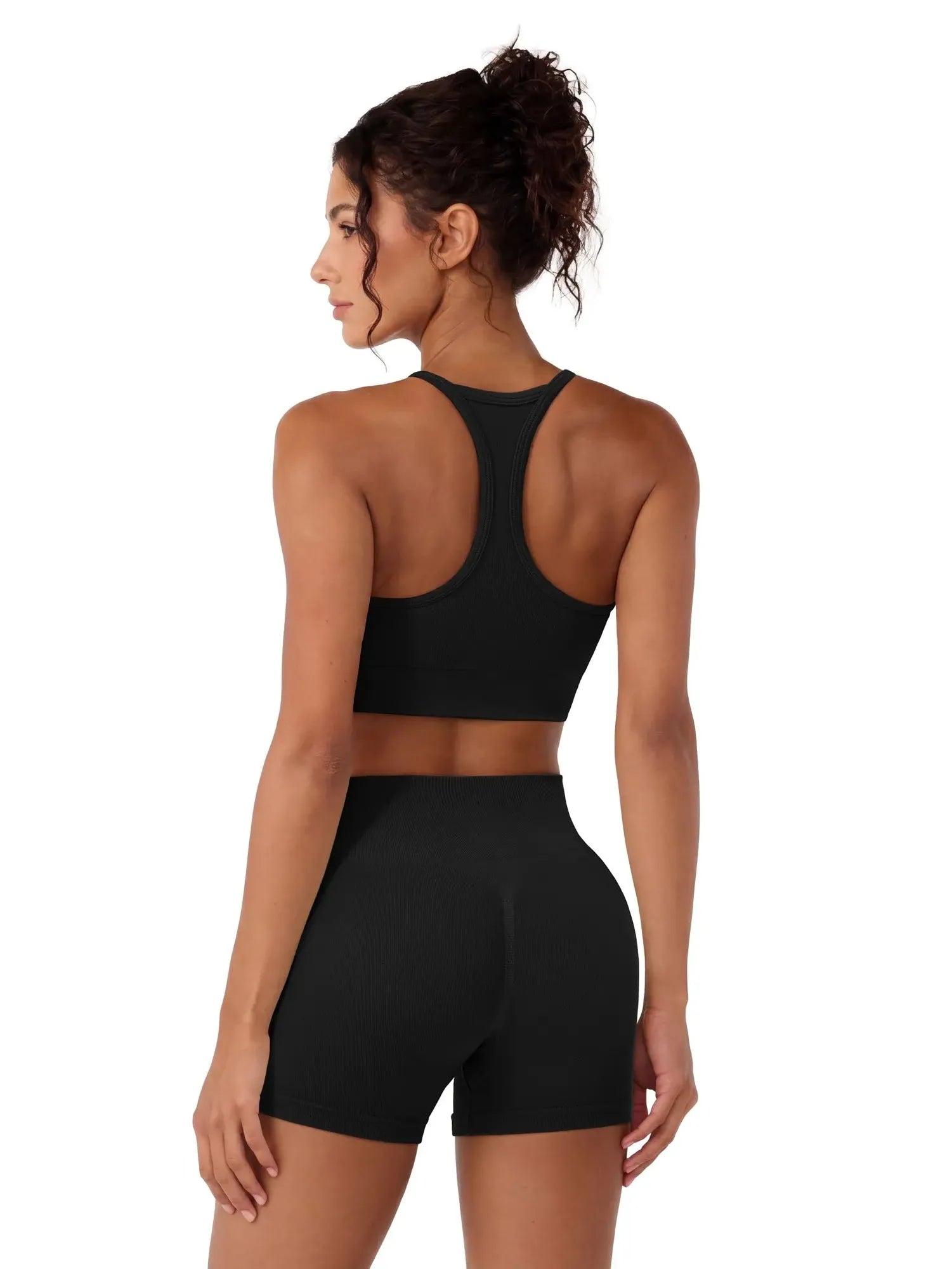 Racerback Sports Bras Workout Set