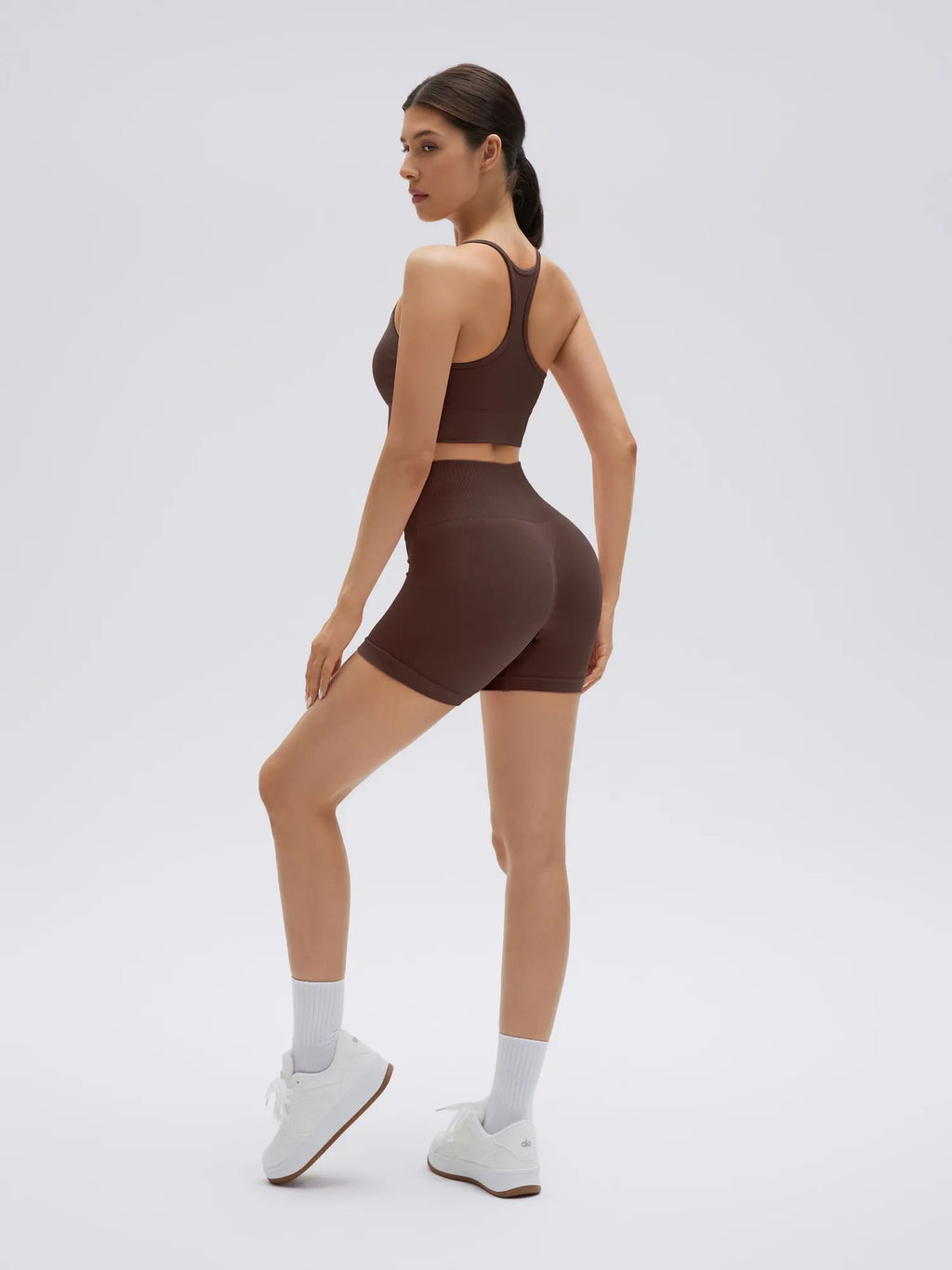 Racerback Sports Bras Workout Set
