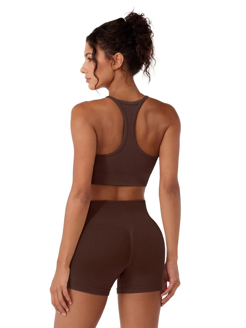 Racerback Sports Bras Workout Set