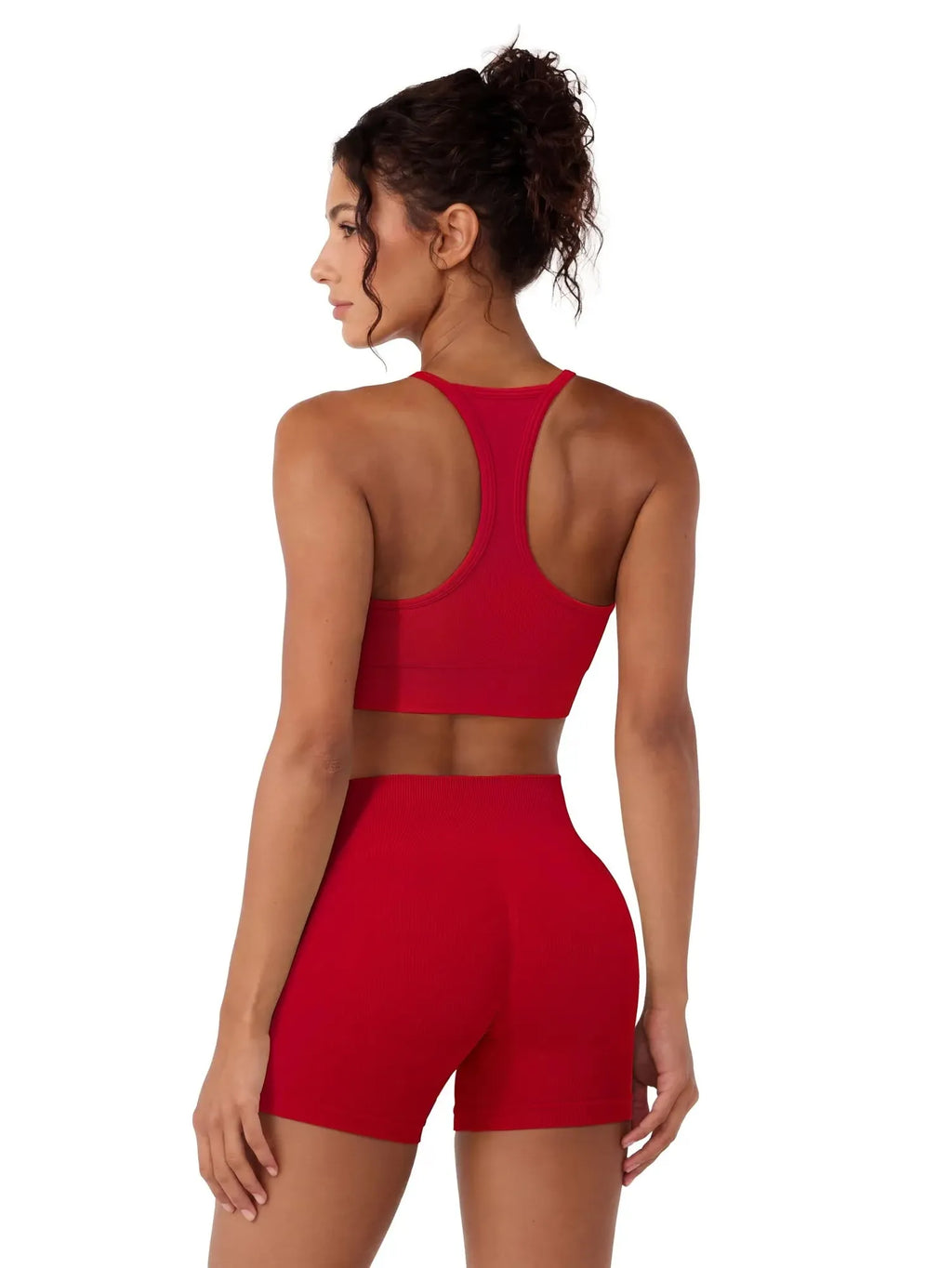 Racerback Sports Bras Workout Set