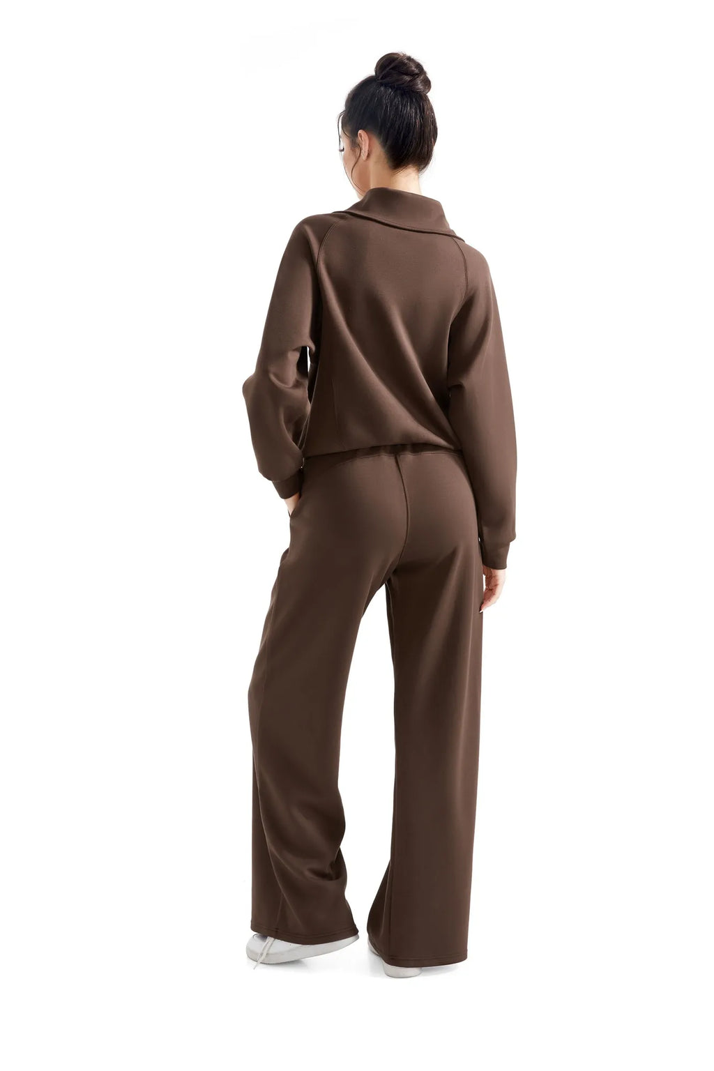 Modal Half Zip Collar Lounge Set