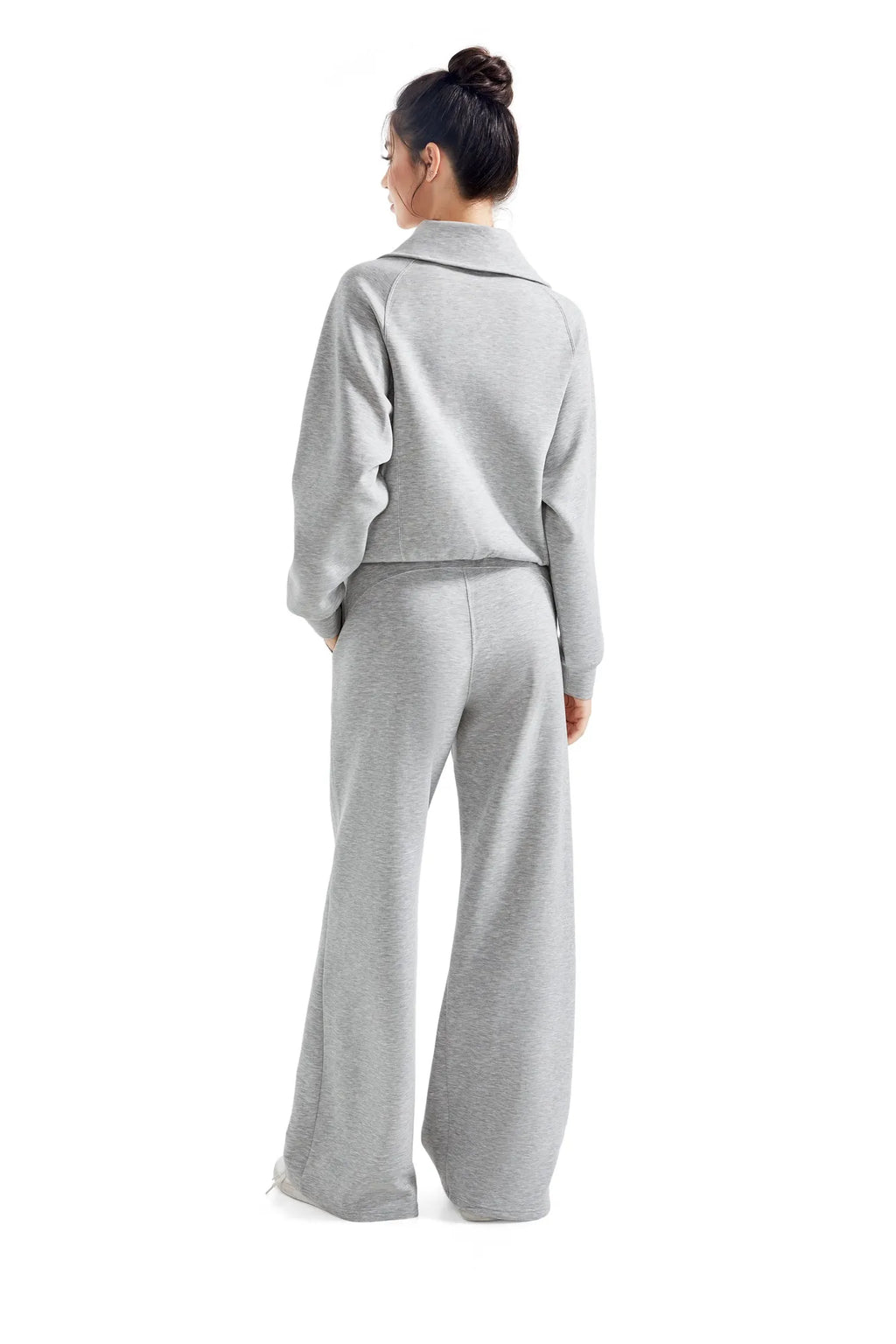 Modal Half Zip Collar Lounge Set