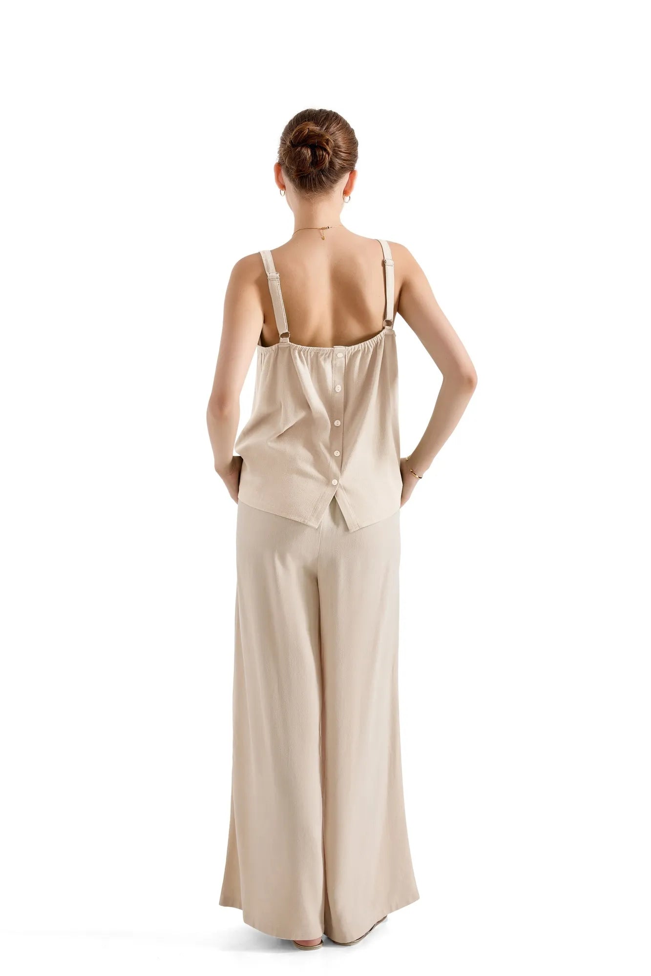 Sleeveless Loose Top Lounge Set