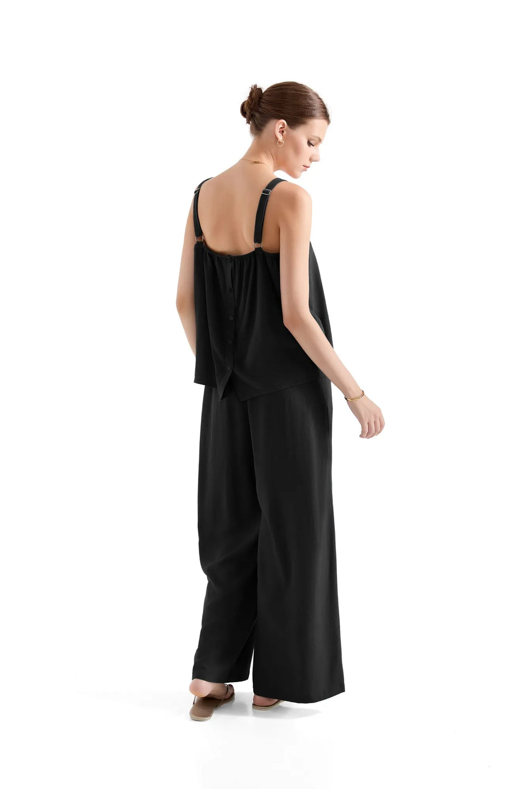 Sleeveless Loose Top Lounge Set