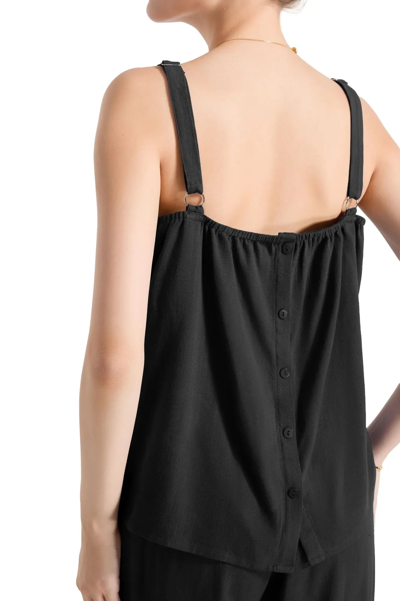 Sleeveless Loose Top Lounge Set