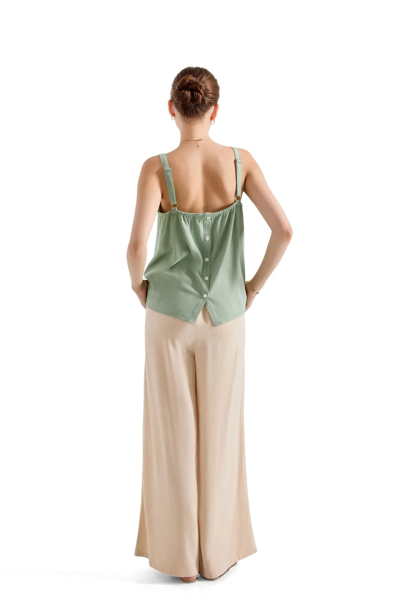Sleeveless Loose Top Lounge Set