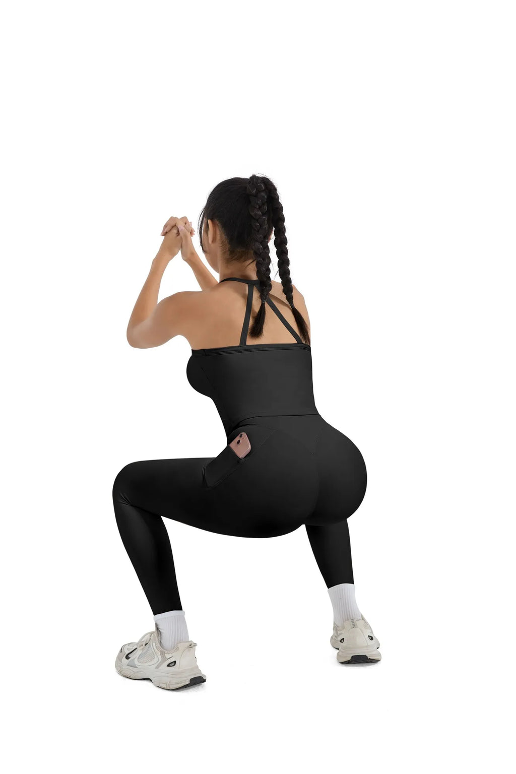 Halter Tank Top Leggings Workout Set