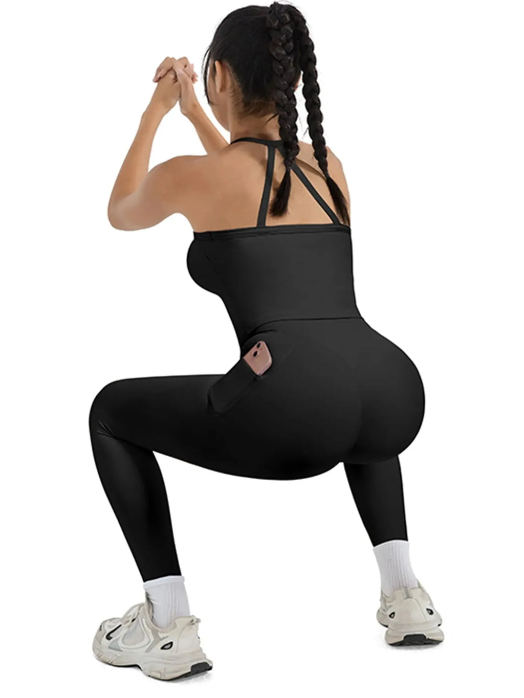 Halter Tank Top Leggings Workout Set