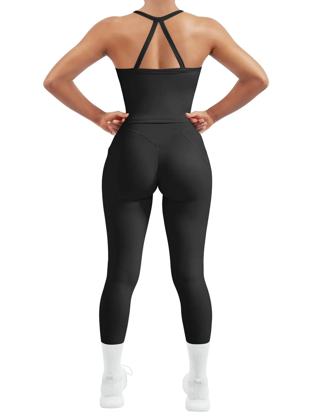 Halter Tank Top Leggings Workout Set