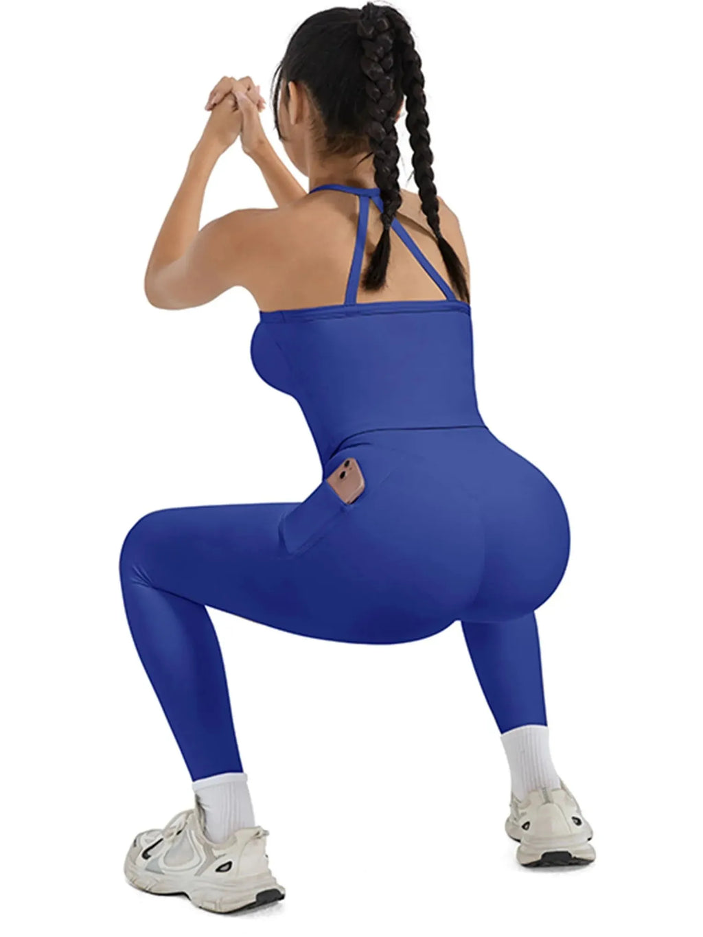 Halter Tank Top Leggings Workout Set