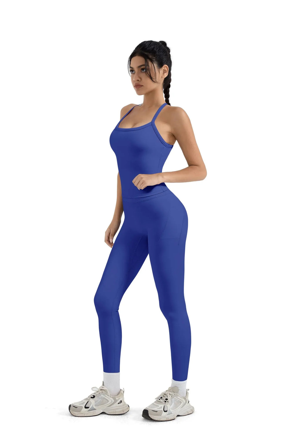 Halter Tank Top Leggings Workout Set