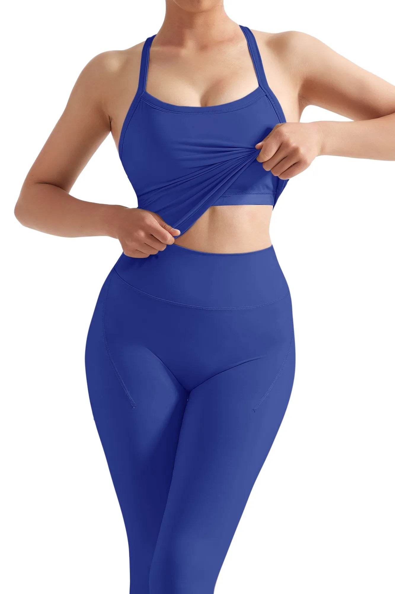 Halter Tank Top Leggings Workout Set