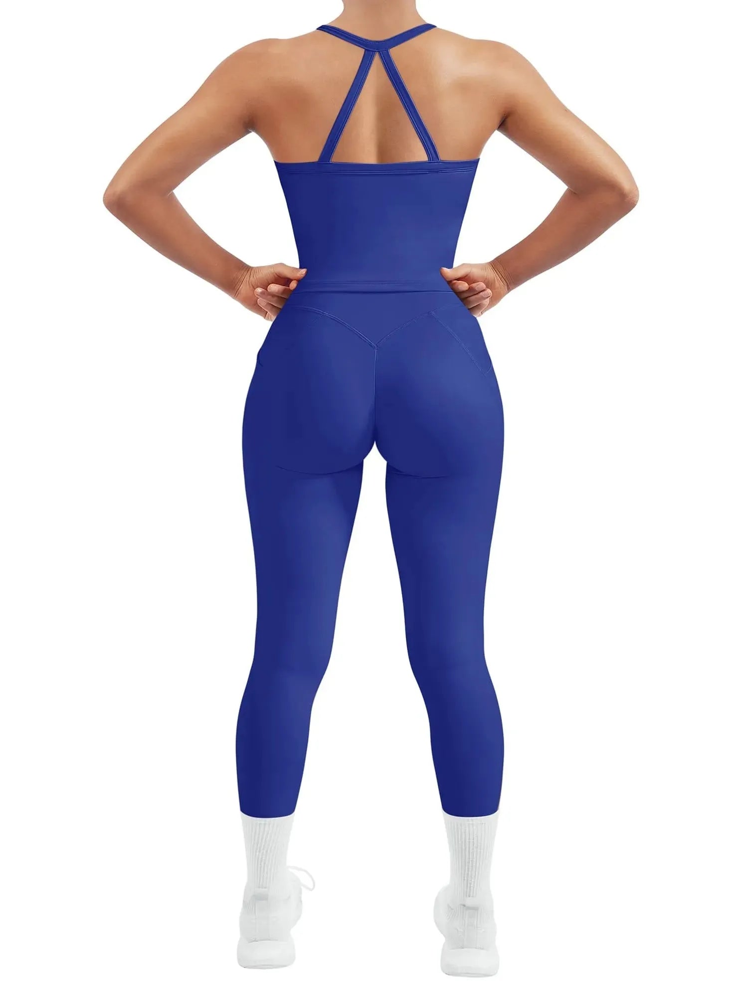 Halter Tank Top Leggings Workout Set