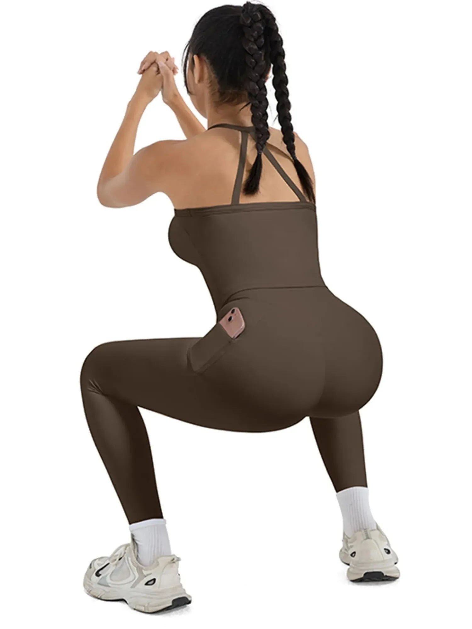 Halter Tank Top Leggings Workout Set