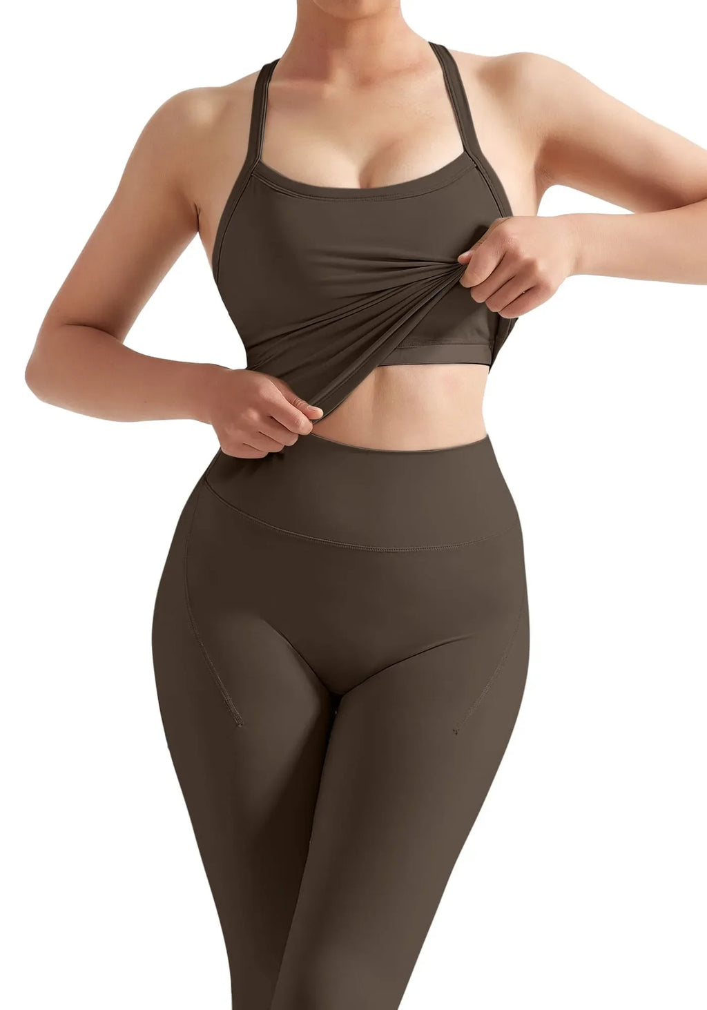Halter Tank Top Leggings Workout Set