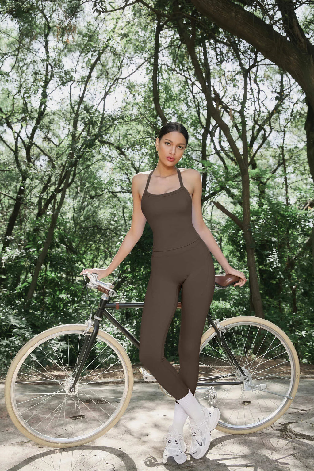Halter Tank Top Leggings Workout Set