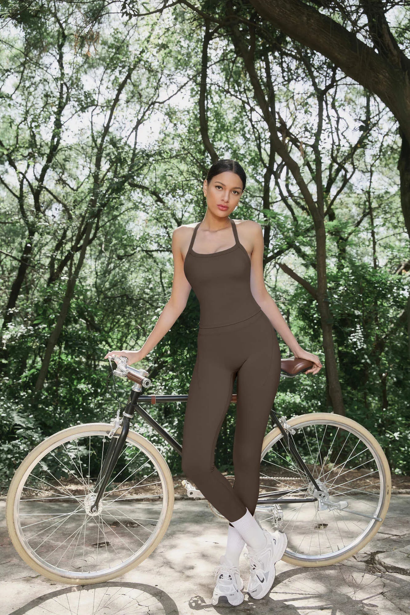 Halter Tank Top Leggings Workout Set