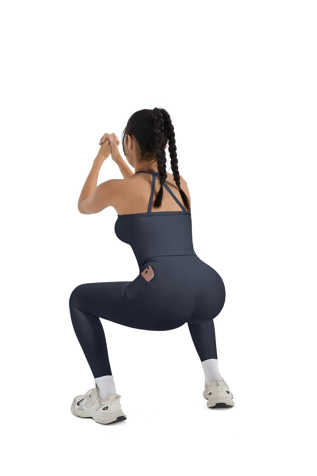 Halter Tank Top Leggings Workout Set