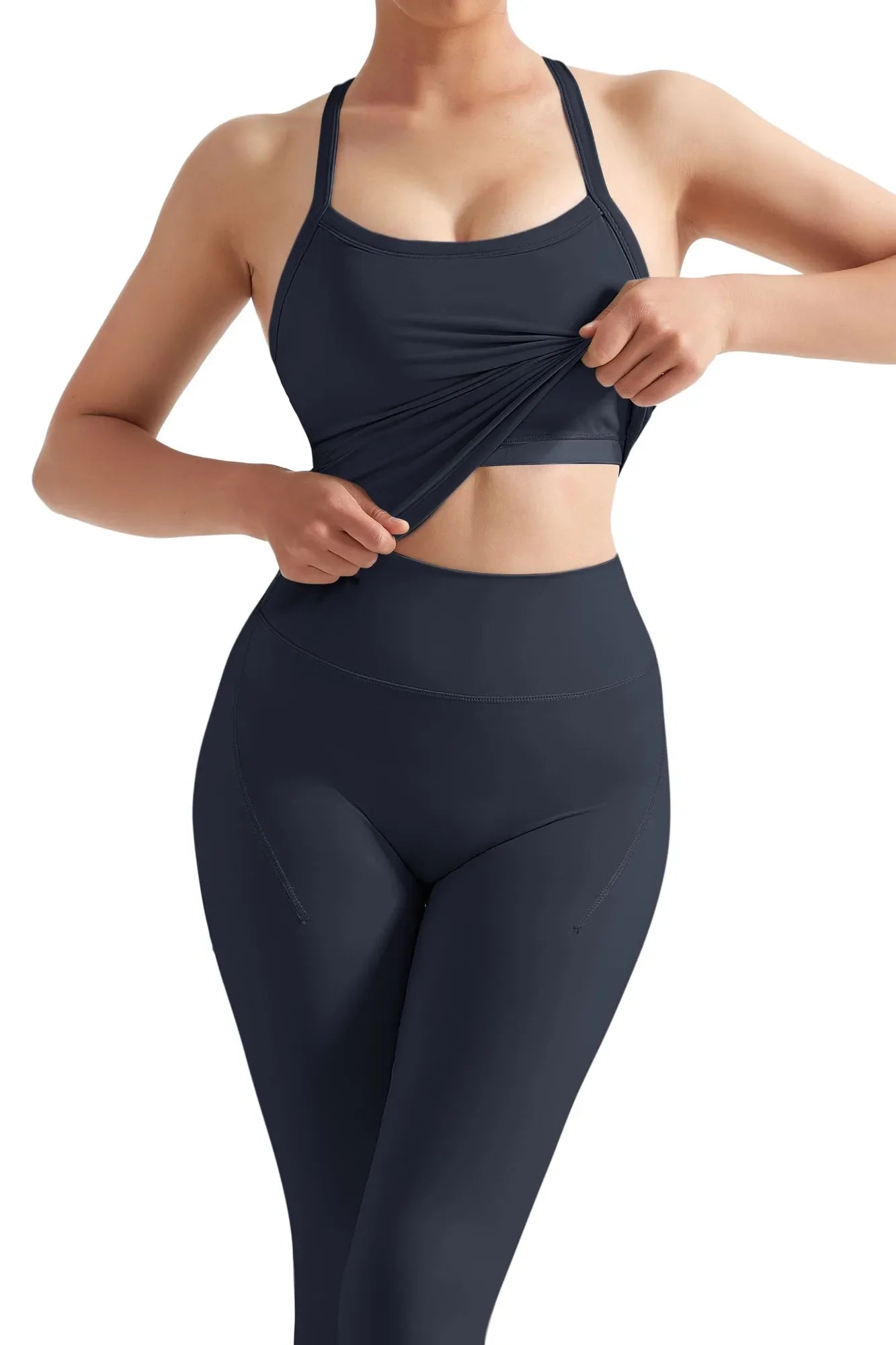 Halter Tank Top Leggings Workout Set