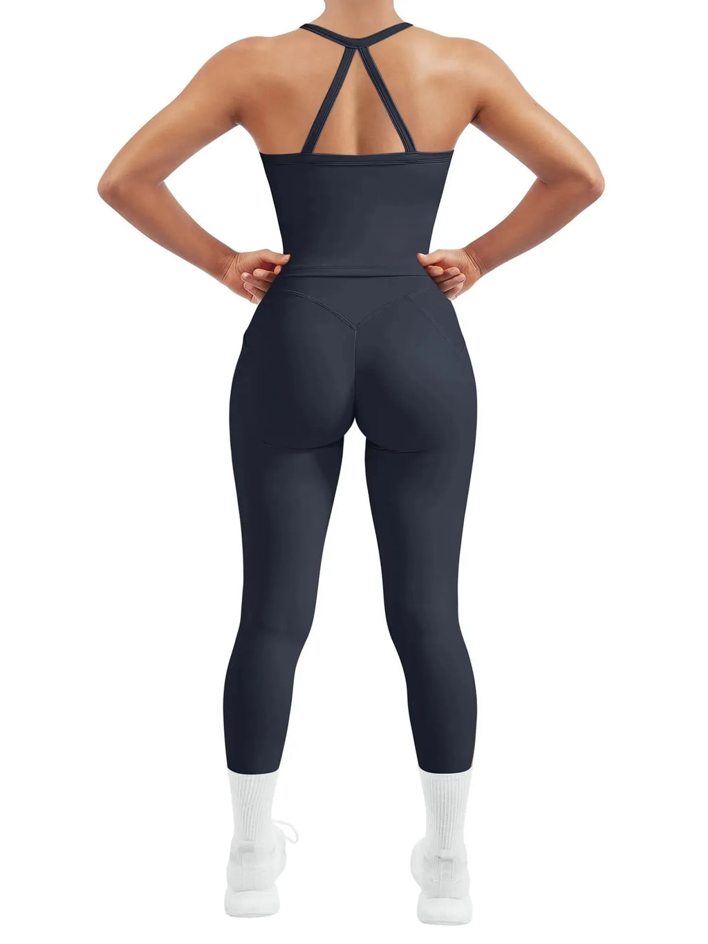 Halter Tank Top Leggings Workout Set