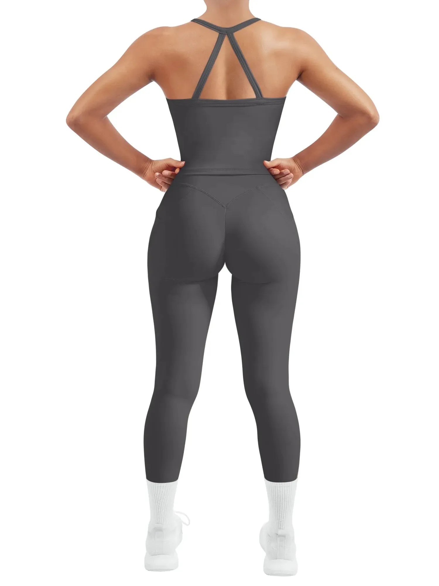 Halter Tank Top Leggings Workout Set