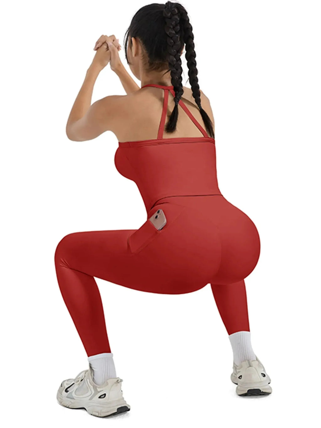 Halter Tank Top Leggings Workout Set