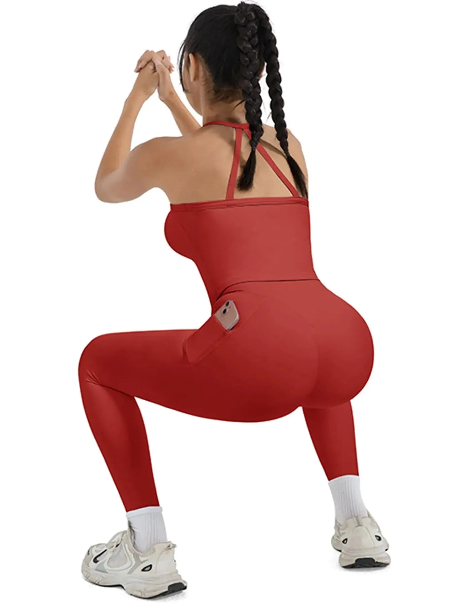 Halter Tank Top Leggings Workout Set