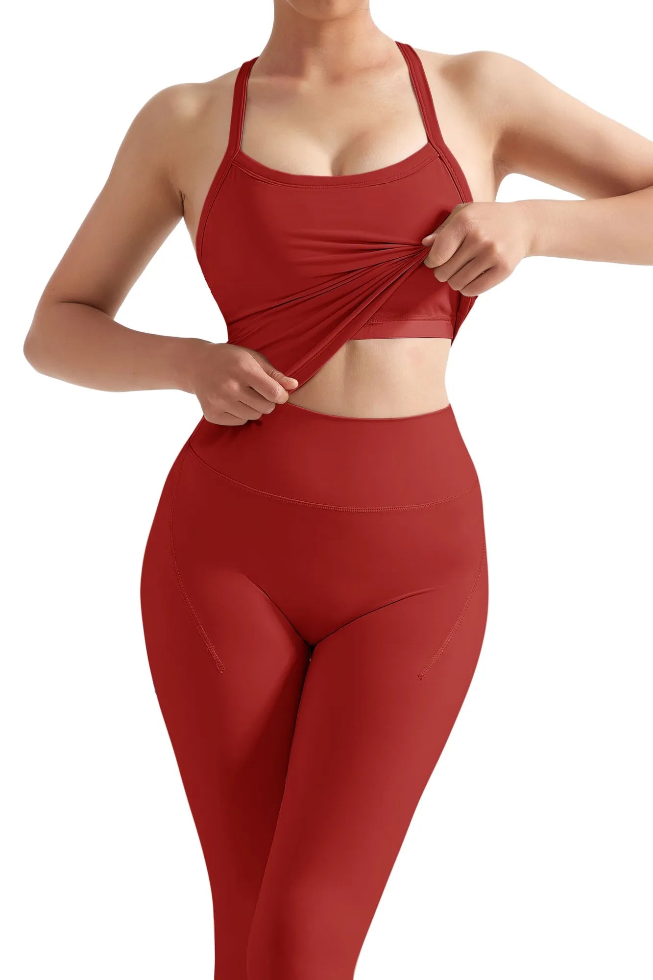 Halter Tank Top Leggings Workout Set