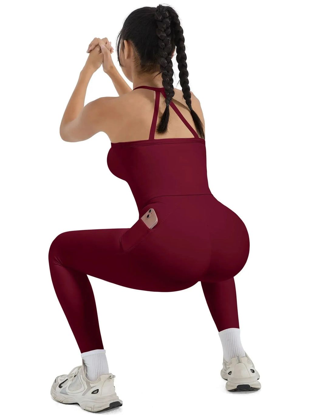 Halter Tank Top Leggings Workout Set