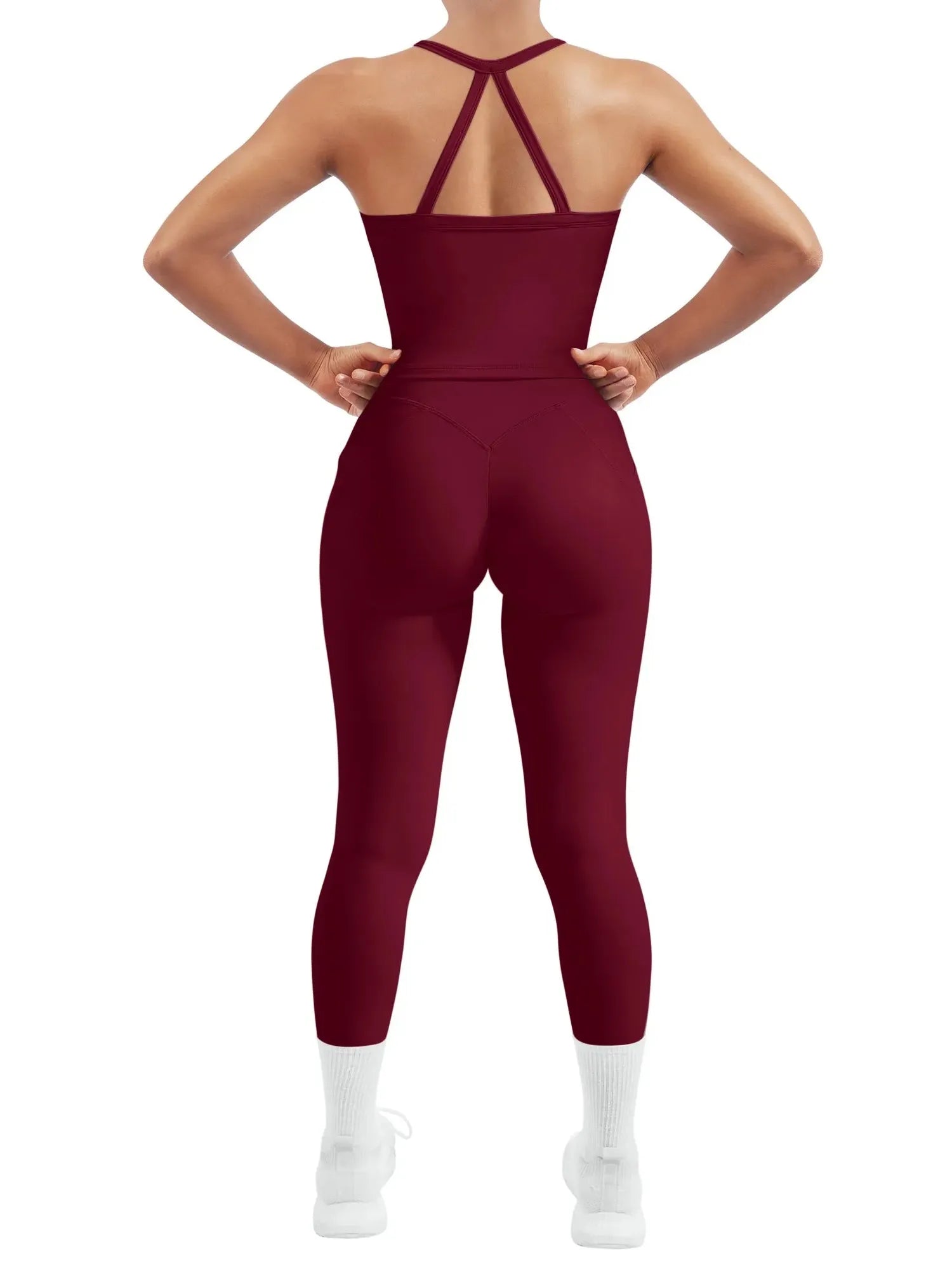 Halter Tank Top Leggings Workout Set