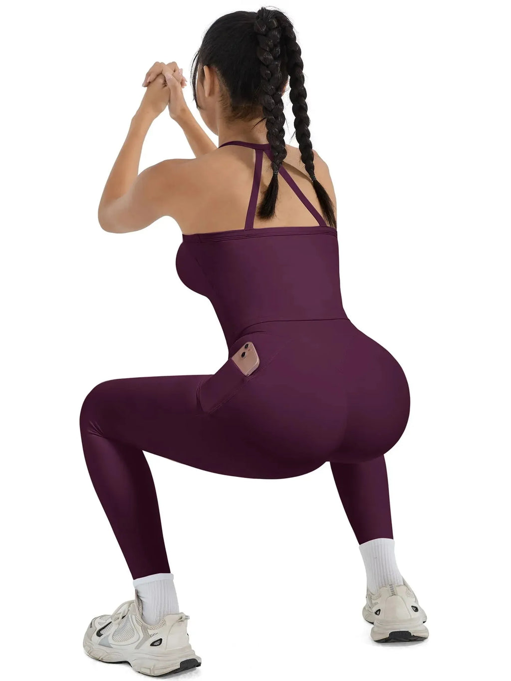 Halter Tank Top Leggings Workout Set