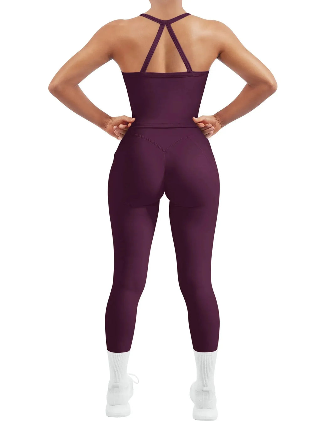 Halter Tank Top Leggings Workout Set